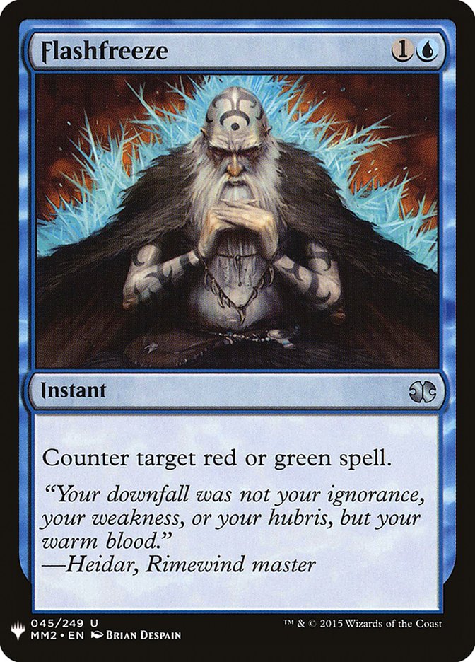 Flashfreeze [Mystery Booster] MTG Single Magic: The Gathering | Red Claw Gaming