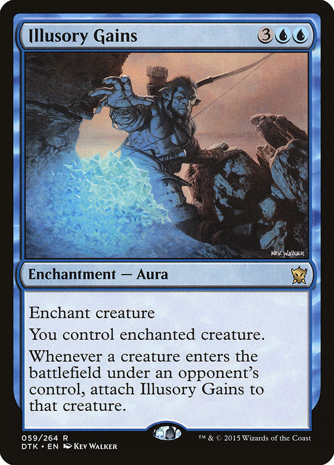 Illusory Gains [Dragons of Tarkir] MTG Single Magic: The Gathering | Red Claw Gaming