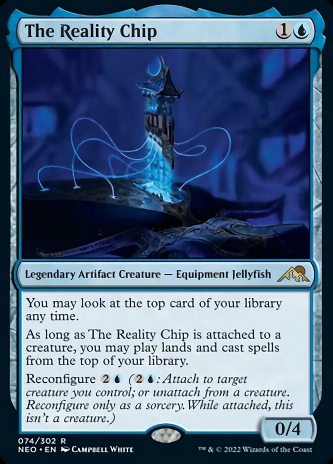 The Reality Chip [Kamigawa: Neon Dynasty] MTG Single Magic: The Gathering    | Red Claw Gaming
