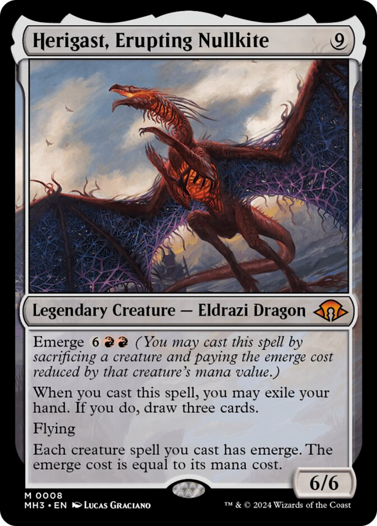 Herigast, Erupting Nullkite [Modern Horizons 3] MTG Single Magic: The Gathering    | Red Claw Gaming