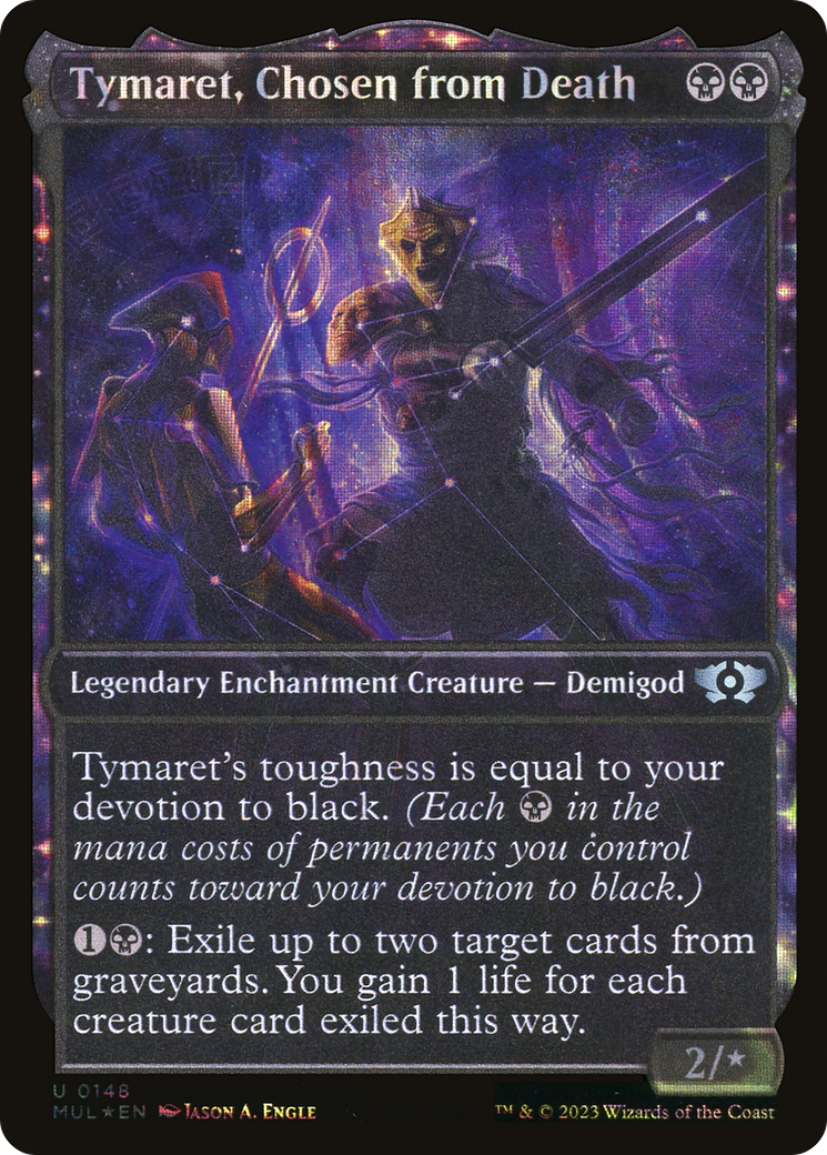 Tymaret, Chosen from Death (Halo Foil) [Multiverse Legends] MTG Single Magic: The Gathering | Red Claw Gaming
