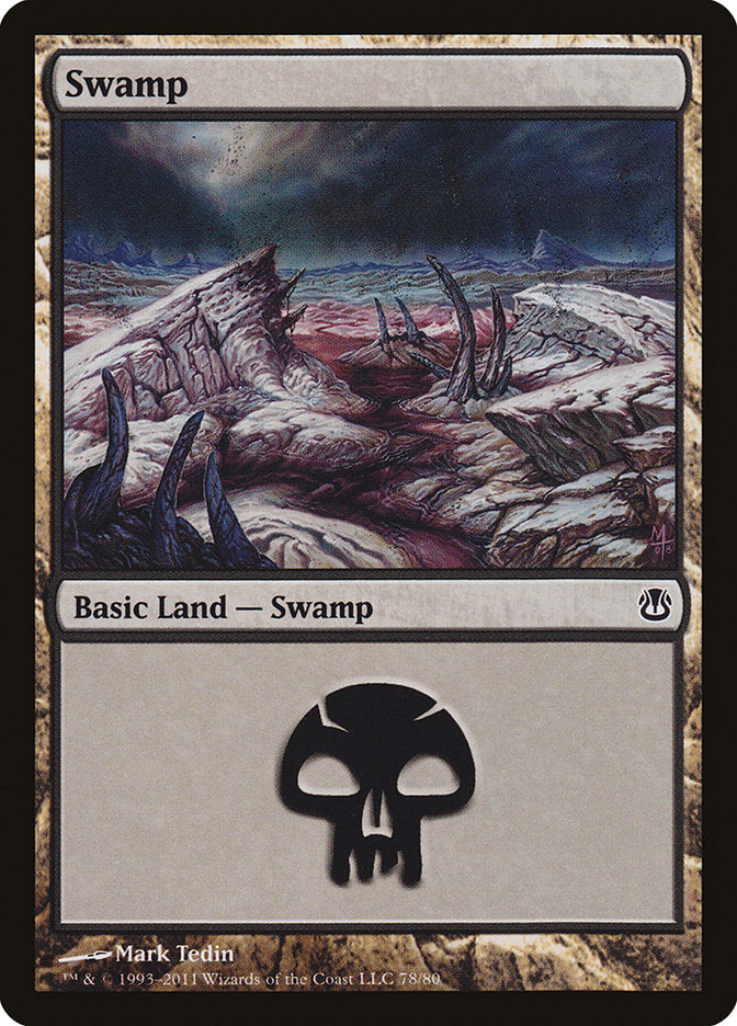 Swamp (78) [Duel Decks: Ajani vs. Nicol Bolas] MTG Single Magic: The Gathering | Red Claw Gaming
