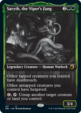 Saryth, the Viper's Fang [Innistrad: Double Feature] MTG Single Magic: The Gathering | Red Claw Gaming