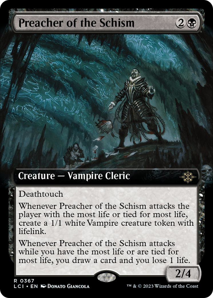Preacher of the Schism (Extended Art) [The Lost Caverns of Ixalan] MTG Single Magic: The Gathering    | Red Claw Gaming