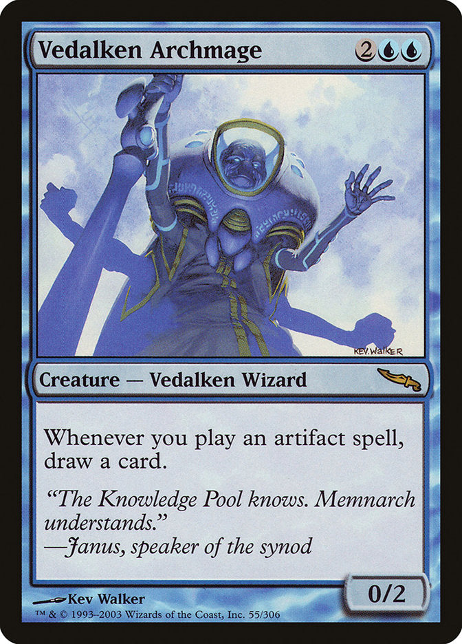 Vedalken Archmage [Mirrodin] MTG Single Magic: The Gathering | Red Claw Gaming
