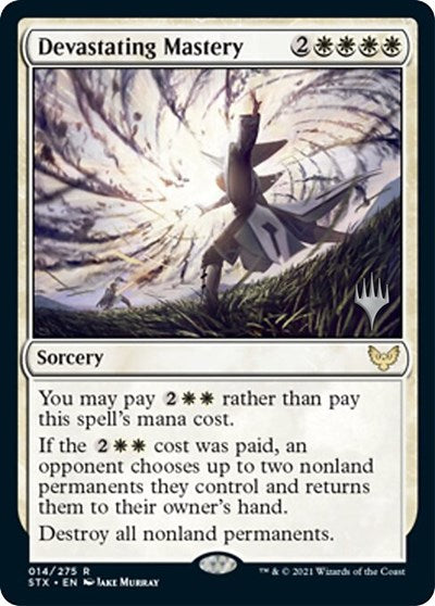 Devastating Mastery (Promo Pack) [Strixhaven: School of Mages Promos] MTG Single Magic: The Gathering | Red Claw Gaming