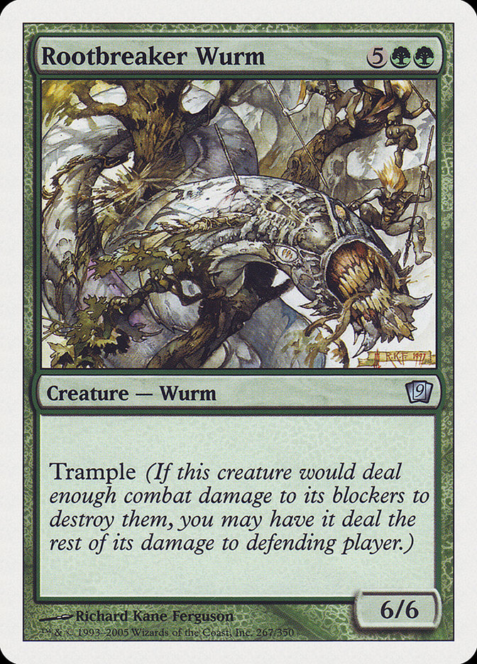 Rootbreaker Wurm [Ninth Edition] MTG Single Magic: The Gathering | Red Claw Gaming