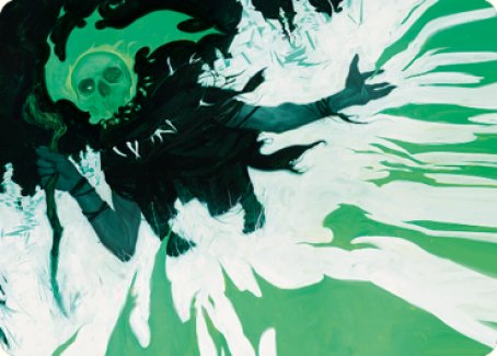 Bone Splinters Art Card [Dominaria United Art Series] MTG Single Magic: The Gathering | Red Claw Gaming