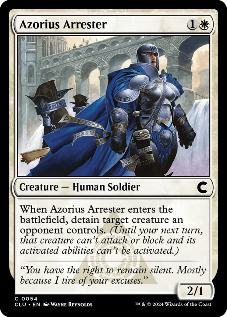 Azorius Arrester [Ravnica: Clue Edition] MTG Single Magic: The Gathering | Red Claw Gaming