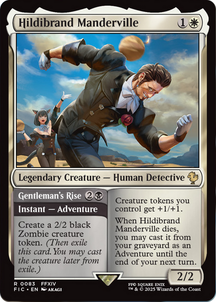 Hildibrand Manderville // Gentleman's Rise [FINAL FANTASY Commander] MTG Single Magic: The Gathering | Red Claw Gaming
