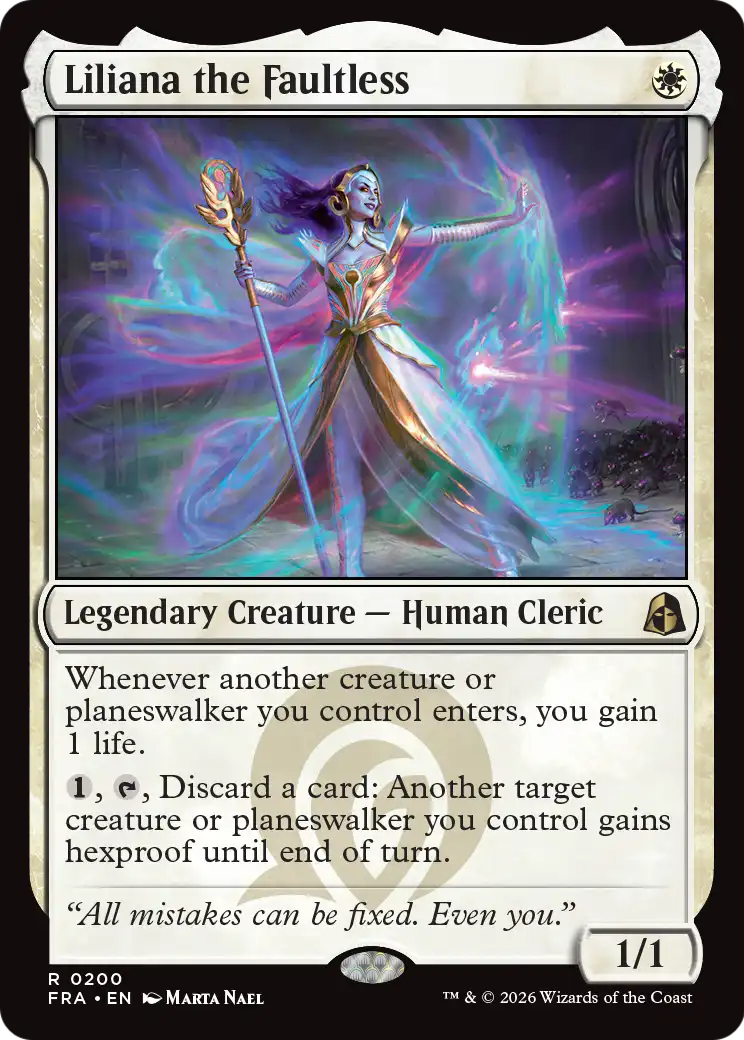 Liliana the Faultless [Reality Fracture] | Red Claw Gaming