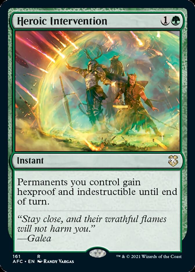 Heroic Intervention [Dungeons & Dragons: Adventures in the Forgotten Realms Commander] MTG Single Magic: The Gathering | Red Claw Gaming