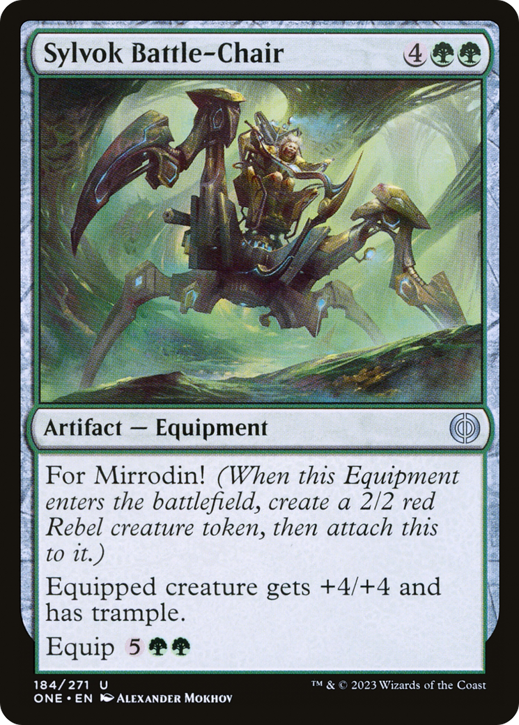 Sylvok Battle-Chair [Phyrexia: All Will Be One] MTG Single Magic: The Gathering | Red Claw Gaming