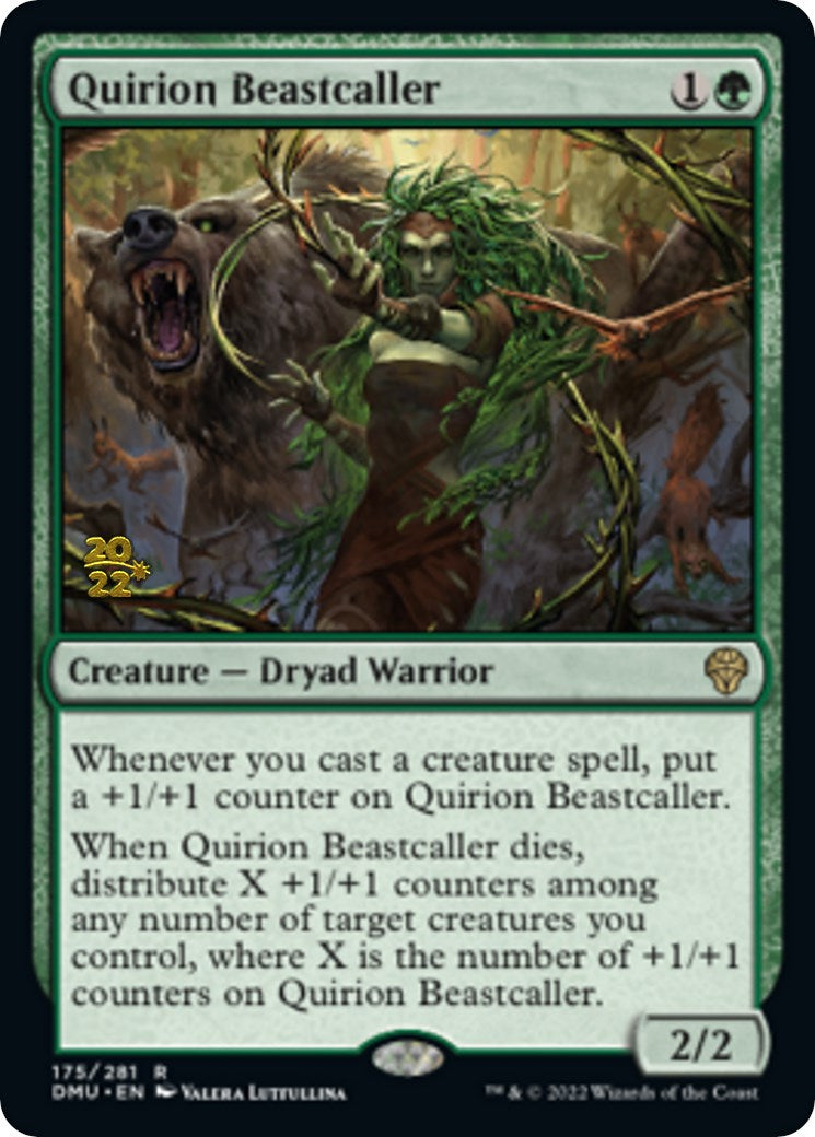 Quirion Beastcaller [Dominaria United Prerelease Promos] MTG Single Magic: The Gathering | Red Claw Gaming