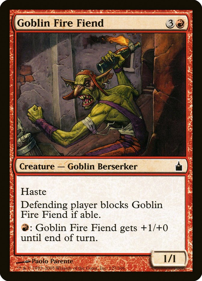Goblin Fire Fiend [Ravnica: City of Guilds] MTG Single Magic: The Gathering | Red Claw Gaming