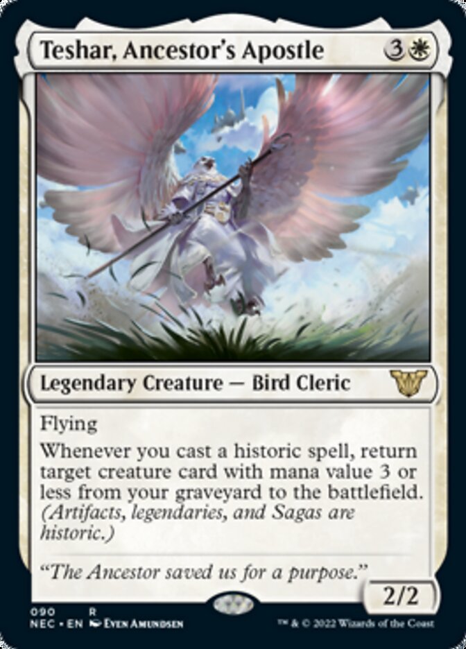Teshar, Ancestor's Apostle [Kamigawa: Neon Dynasty Commander] MTG Single Magic: The Gathering | Red Claw Gaming
