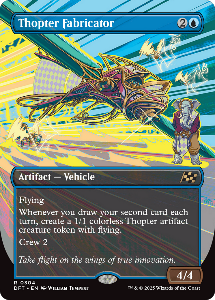Thopter Fabricator (Borderless) [Aetherdrift] MTG Single Magic: The Gathering | Red Claw Gaming