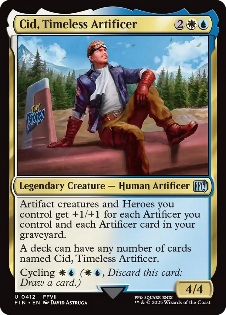 Cid, Timeless Artificer (0412) [FINAL FANTASY] MTG Single Magic: The Gathering | Red Claw Gaming