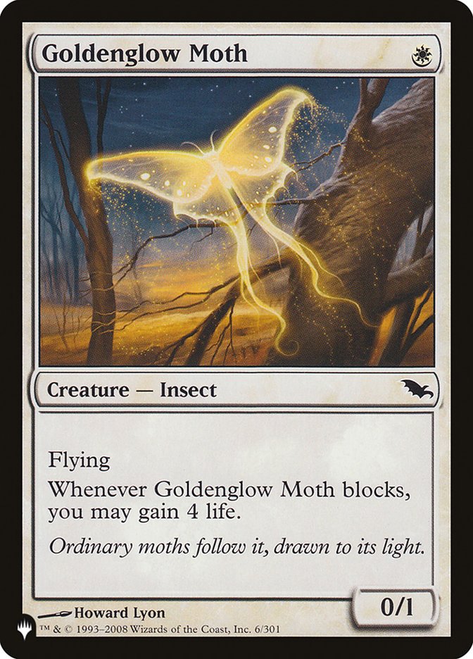 Goldenglow Moth [The List] MTG Single Magic: The Gathering | Red Claw Gaming