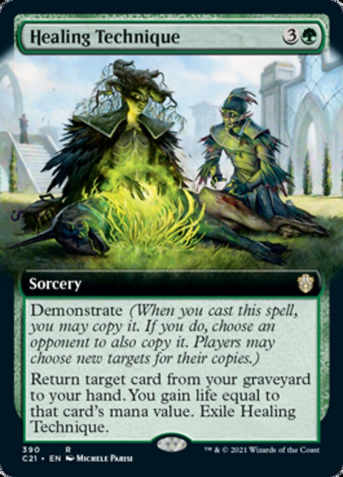 Healing Technique (Extended Art) [Commander 2021] MTG Single Magic: The Gathering | Red Claw Gaming