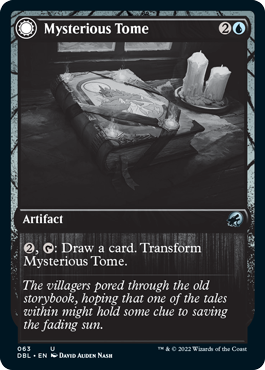 Mysterious Tome // Chilling Chronicle [Innistrad: Double Feature] MTG Single Magic: The Gathering | Red Claw Gaming