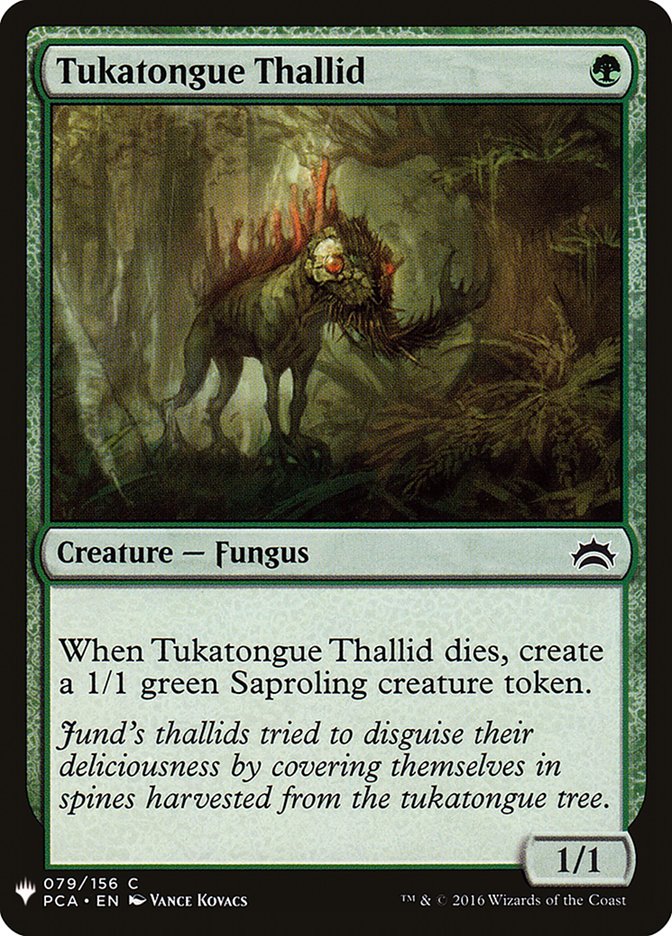 Tukatongue Thallid [Mystery Booster] MTG Single Magic: The Gathering    | Red Claw Gaming