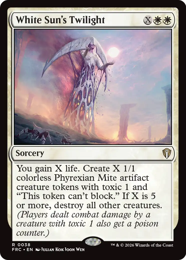 White Sun's Twilight [Reality Fracture Commander] | Red Claw Gaming