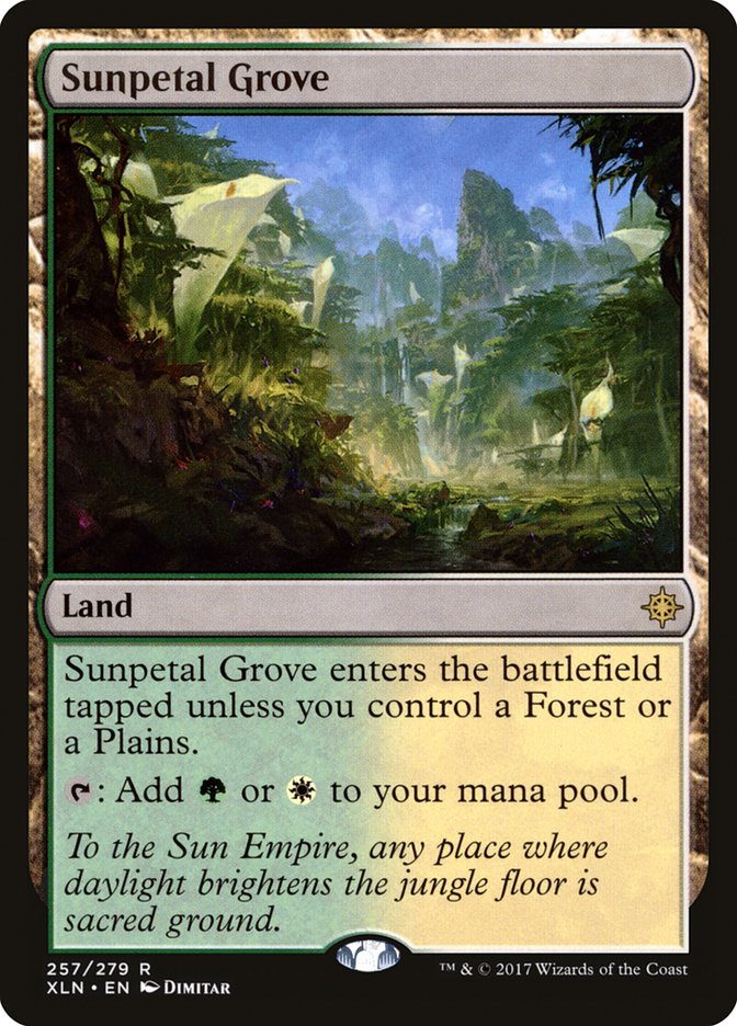 Sunpetal Grove [Ixalan] MTG Single Magic: The Gathering | Red Claw Gaming