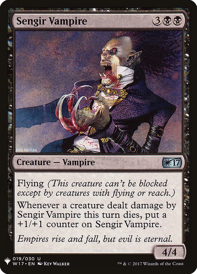 Sengir Vampire [Mystery Booster] MTG Single Magic: The Gathering | Red Claw Gaming