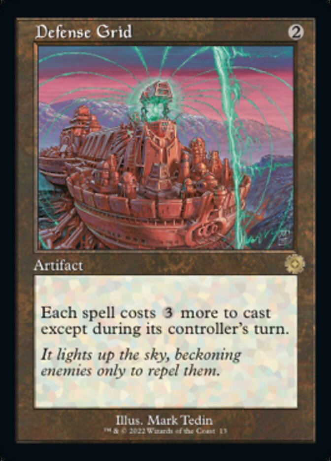 Defense Grid (Retro) [The Brothers' War Retro Artifacts] MTG Single Magic: The Gathering | Red Claw Gaming