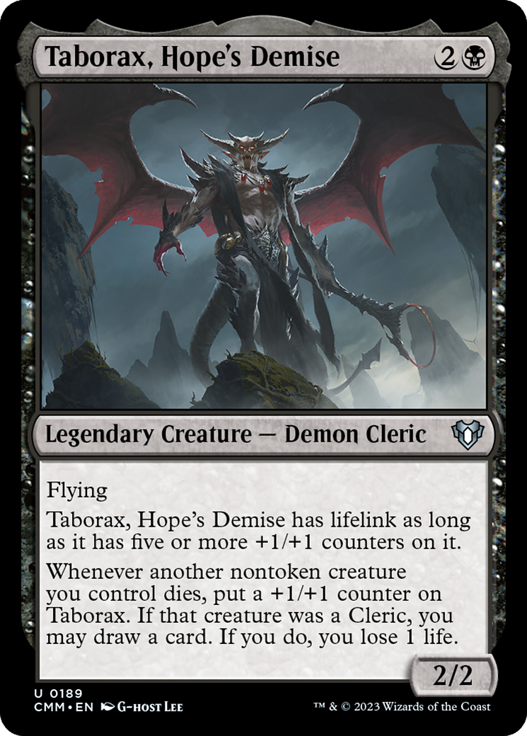 Taborax, Hope's Demise [Commander Masters] MTG Single Magic: The Gathering | Red Claw Gaming