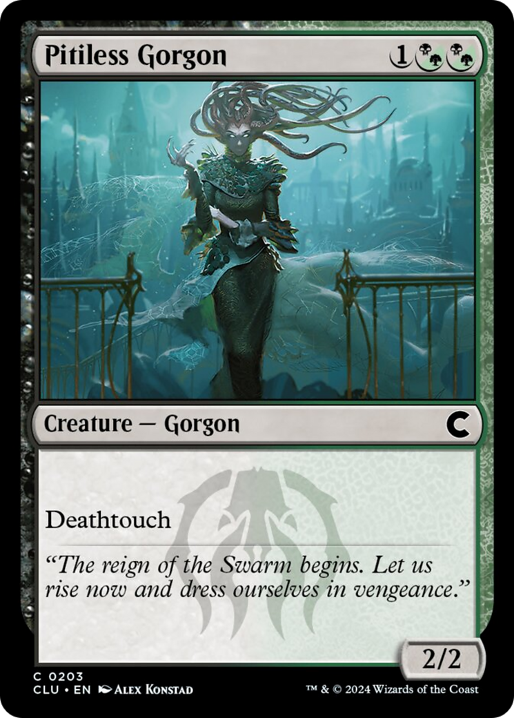 Pitiless Gorgon [Ravnica: Clue Edition] MTG Single Magic: The Gathering | Red Claw Gaming