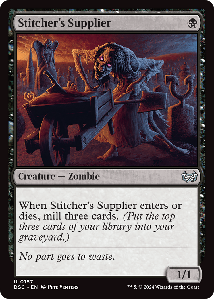Stitcher's Supplier [Duskmourn: House of Horror Commander] MTG Single Magic: The Gathering | Red Claw Gaming