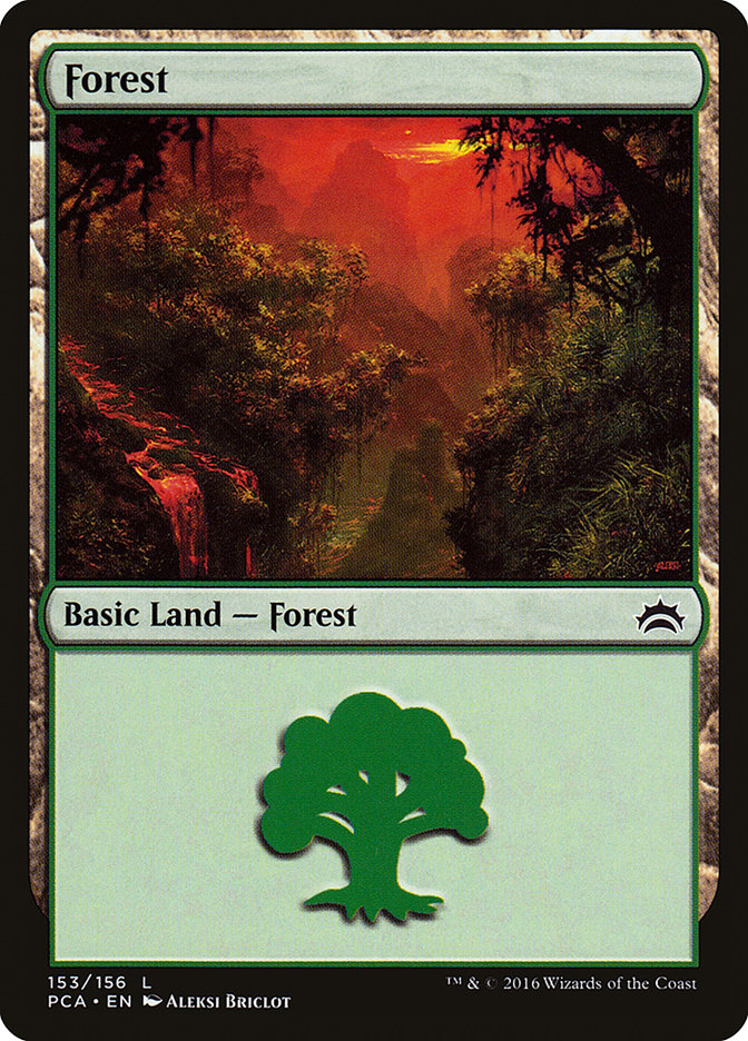 Forest (153) [Planechase Anthology] MTG Single Magic: The Gathering | Red Claw Gaming