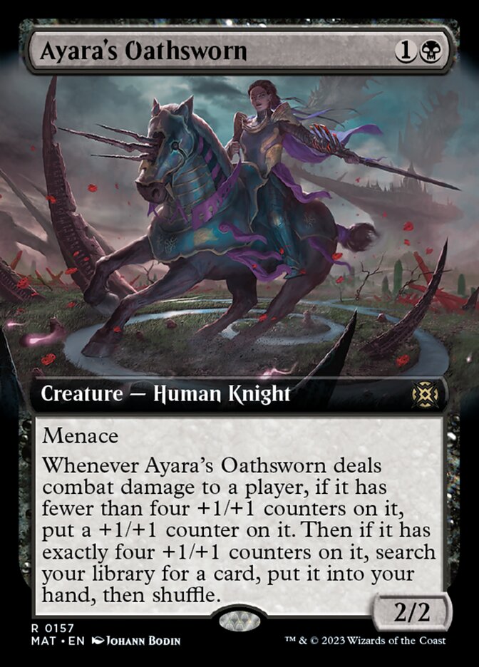 Ayara's Oathsworn (Extended Art) [March of the Machine: The Aftermath] MTG Single Magic: The Gathering | Red Claw Gaming