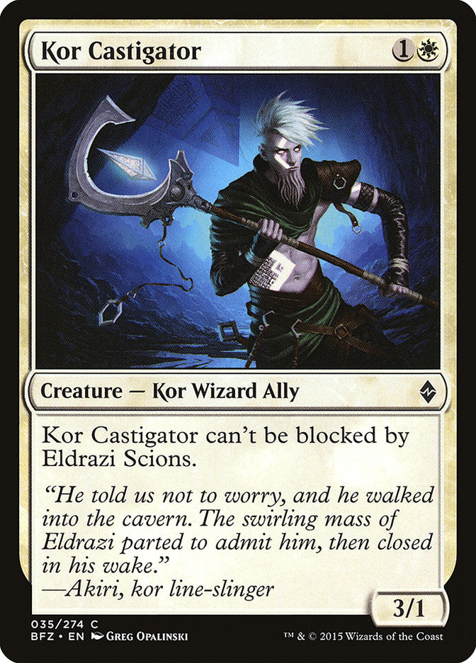 Kor Castigator [Battle for Zendikar] MTG Single Magic: The Gathering | Red Claw Gaming