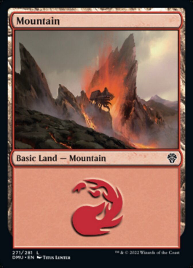 Mountain (271) [Dominaria United] MTG Single Magic: The Gathering | Red Claw Gaming