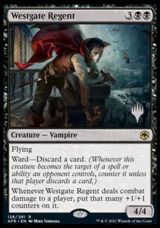 Westgate Regent (Promo Pack) [Dungeons & Dragons: Adventures in the Forgotten Realms Promos] MTG Single Magic: The Gathering | Red Claw Gaming