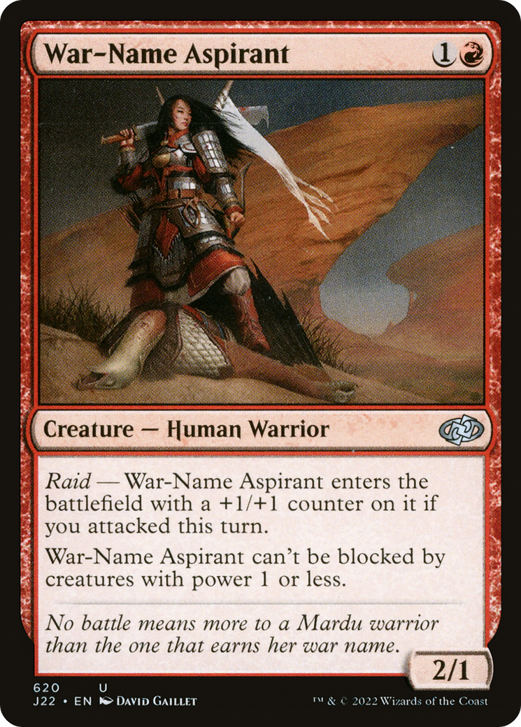 War-Name Aspirant [Jumpstart 2022] MTG Single Magic: The Gathering | Red Claw Gaming