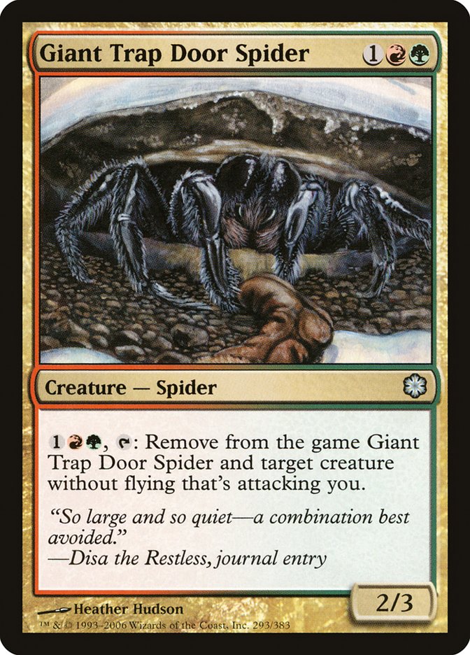 Giant Trap Door Spider [Coldsnap Theme Decks] MTG Single Magic: The Gathering | Red Claw Gaming