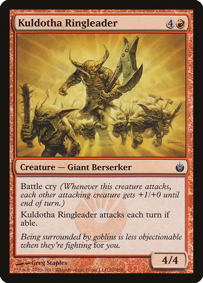 Kuldotha Ringleader [Mirrodin Besieged] MTG Single Magic: The Gathering | Red Claw Gaming