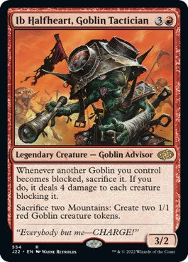 Ib Halfheart, Goblin Tactician [Jumpstart 2022] MTG Single Magic: The Gathering | Red Claw Gaming