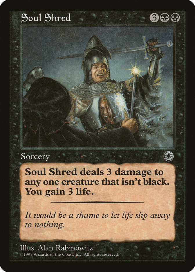 Soul Shred [Portal] MTG Single Magic: The Gathering | Red Claw Gaming