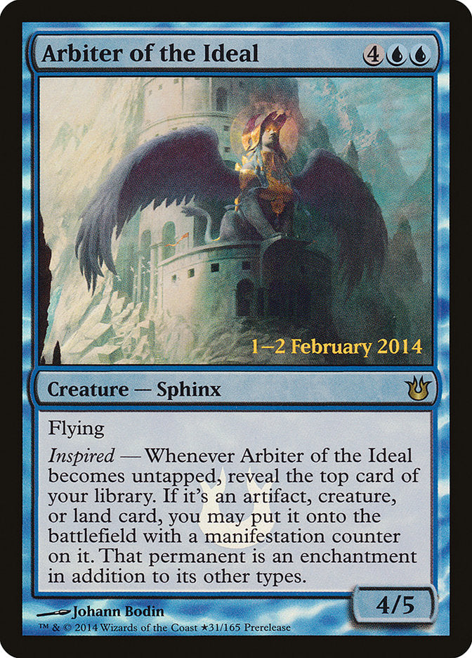 Arbiter of the Ideal [Born of the Gods Prerelease Promos] MTG Single Magic: The Gathering | Red Claw Gaming