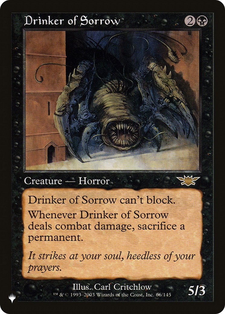 Drinker of Sorrow [The List] MTG Single Magic: The Gathering | Red Claw Gaming