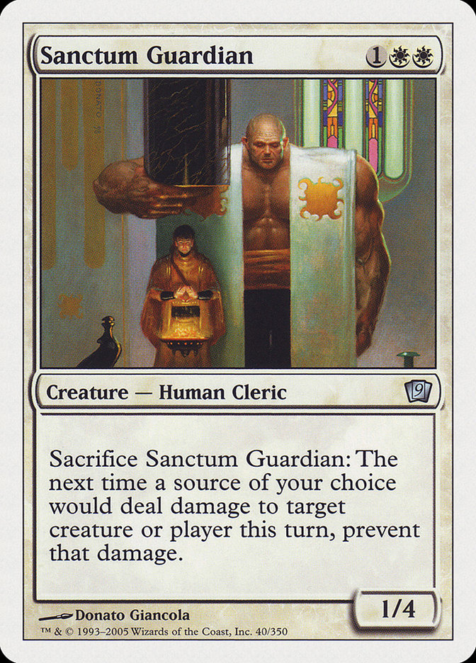 Sanctum Guardian [Ninth Edition] MTG Single Magic: The Gathering | Red Claw Gaming