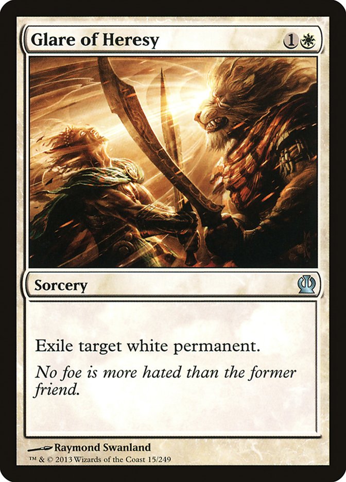Glare of Heresy [Theros] MTG Single Magic: The Gathering | Red Claw Gaming