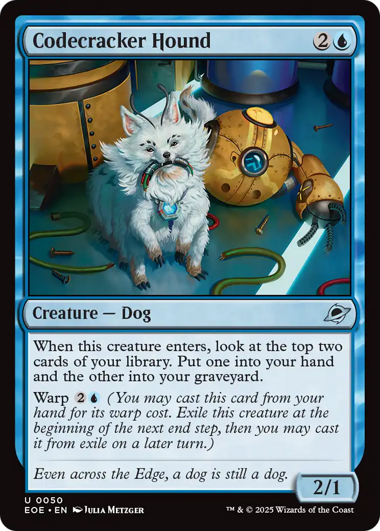 Codecracker Hound [Edge of Eternities] MTG Single Magic: The Gathering | Red Claw Gaming