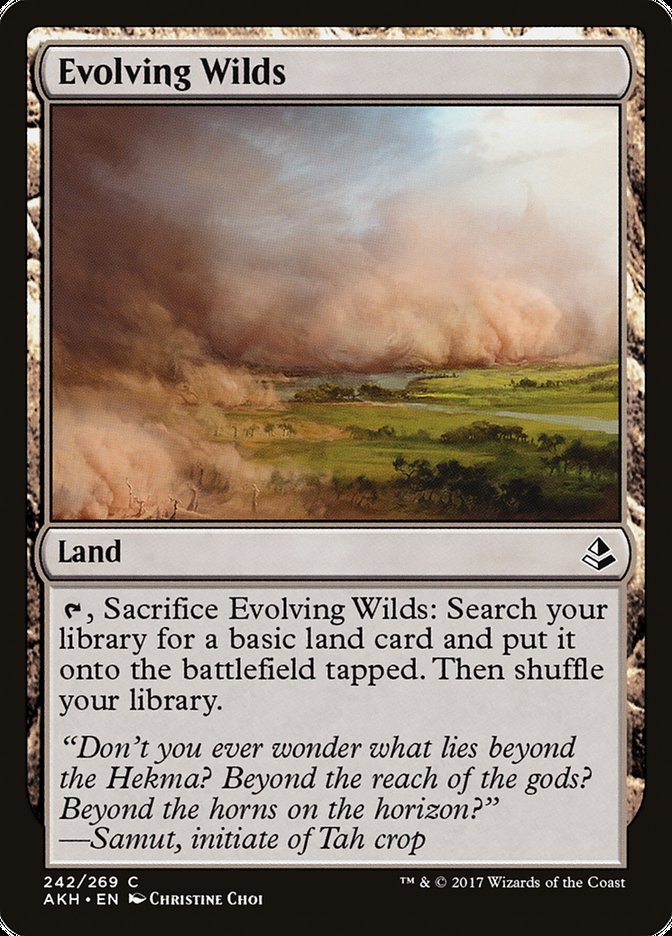 Evolving Wilds [Amonkhet] MTG Single Magic: The Gathering | Red Claw Gaming