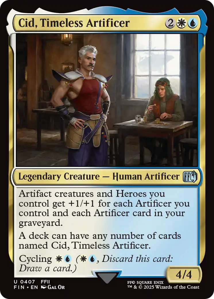Cid, Timeless Artificer (0407) [FINAL FANTASY] MTG Single Magic: The Gathering | Red Claw Gaming